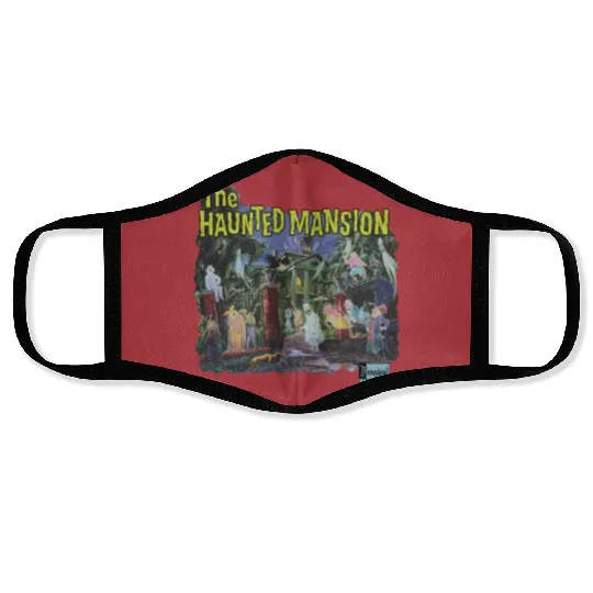 Vintage Haunted Mansion Face Masks, Disneyland Haunted Mansion Face Masks