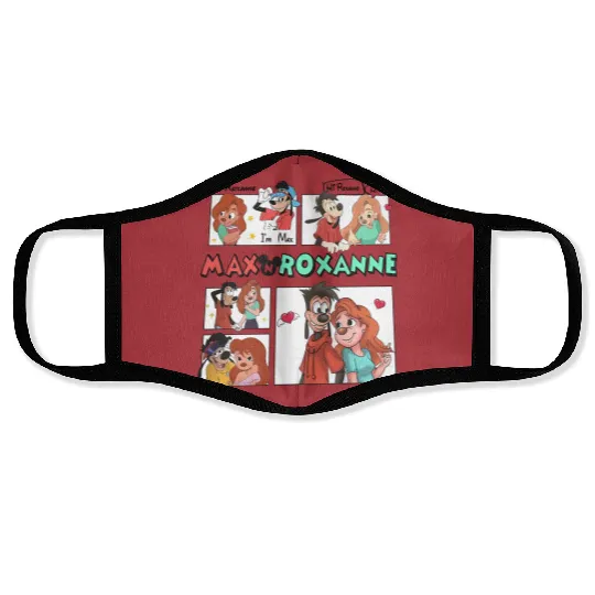 Disney A Goofy Movie Couples Face Masks, Max And Roxanne Face Masks