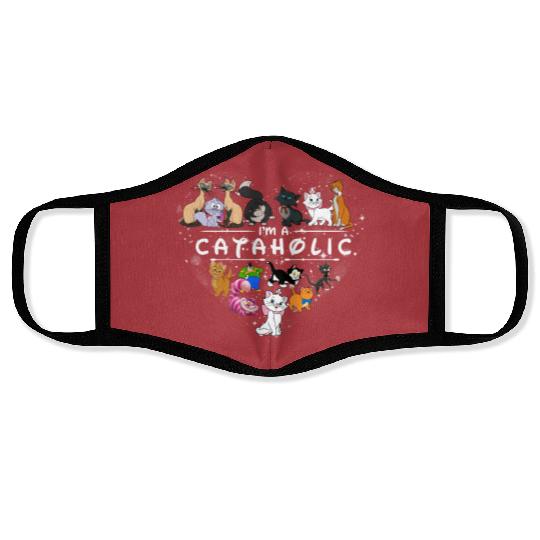 Disney Cataholic Face Masks, Cat Mom Who Loves Disney, Disney Inspired
