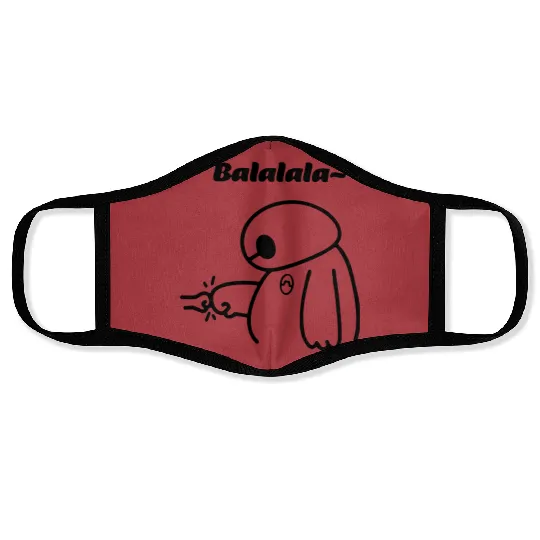 BaLaLaLa Disney Baymax Face Masks, Baymax Disney Face Masks, Baymax Face Masks, Disney Trip Face Masks, Disney Gift