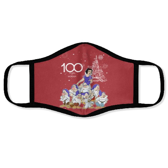 Disney Snow White and Seven Dwarfs Group Characters Face Masks, 100 Years of Wonder Face Masks