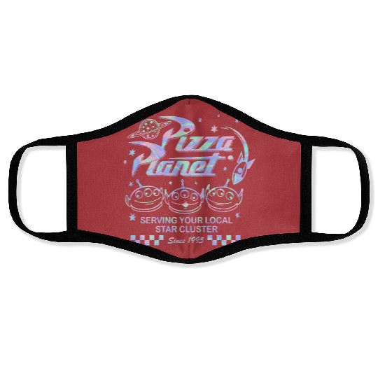 Disney Pixar Toy Story 3 Pizza Planet Aliens Hologram Face Masks