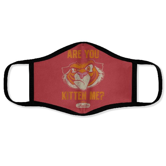 Disney Aladdin Rajah Are You Kitten Me Faded Por Face Masks