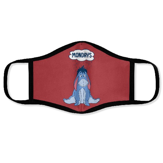 Discover Disney Pooh Mondays Eeyore Face Masks