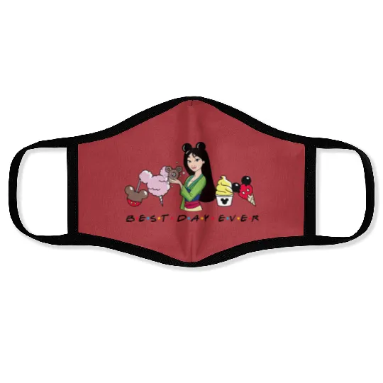 Disney Mulan Princess, Princess Mulan Face Masks