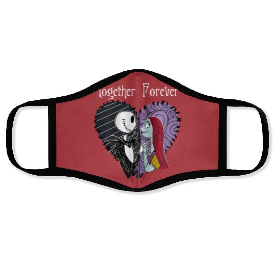 Disney The Nightmare Before Christmas Jack Sally Face Masks