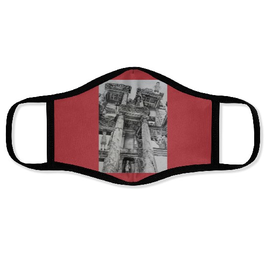 Bobs Burgers in Ruins Face Masks