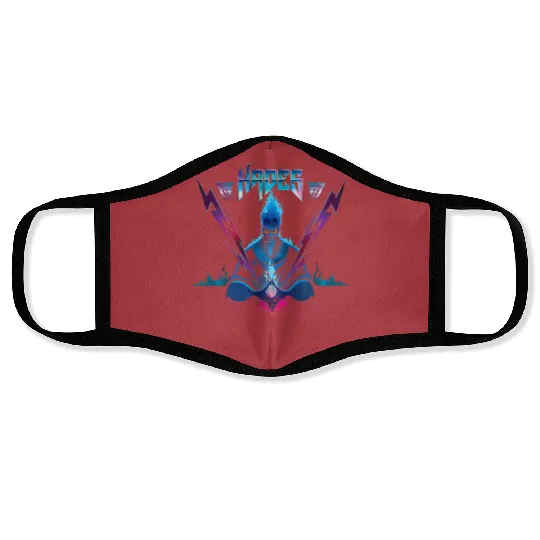 Disney Villains Hades 90s Rock Band Face Masks