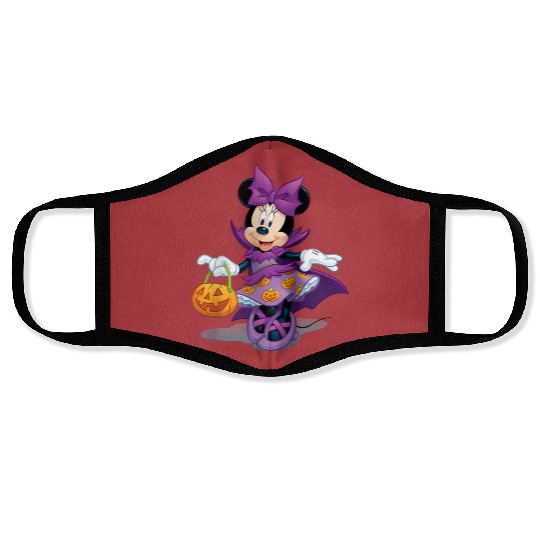 Disney Halloween Minnie Mouse Raglan Baseball Te Face Masks