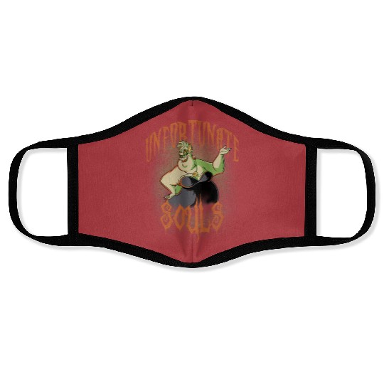 Disney Villains Halloween Ursula Unfortunate Sou Face Masks