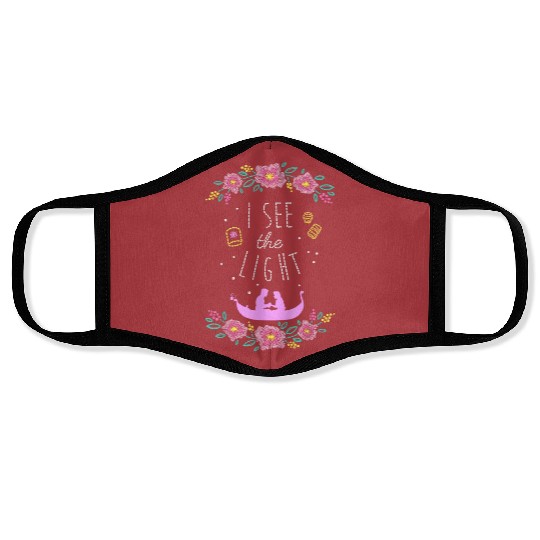 Discover Disney Tangled I See The Light Stitched Style Face Masks
