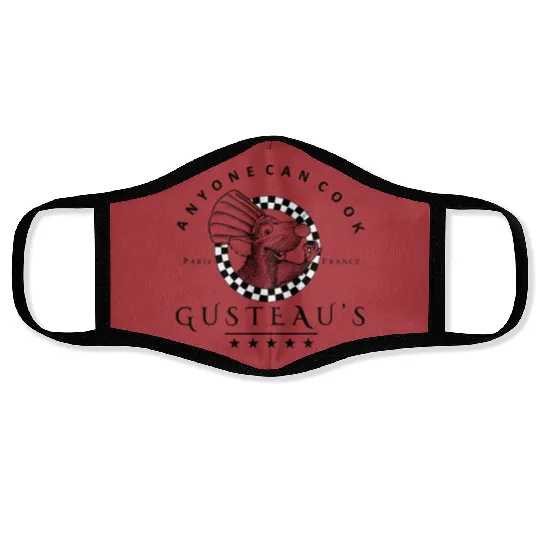 Disney Remy Face Masks, Ratatouille Face Masks, Disney Face Masks