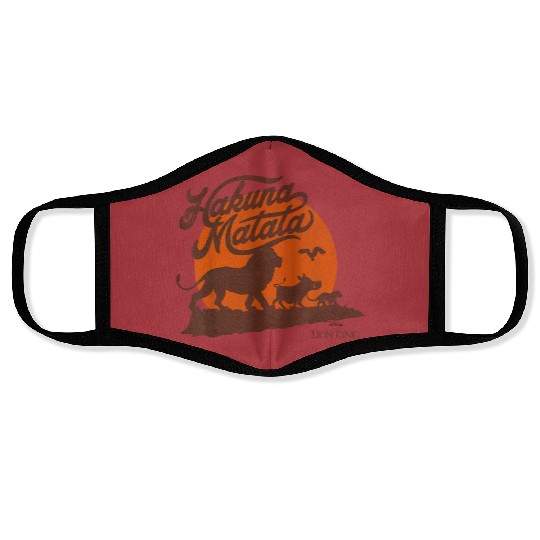 Disney The Lion King Simba Timon And Pumba Hakun Face Masks