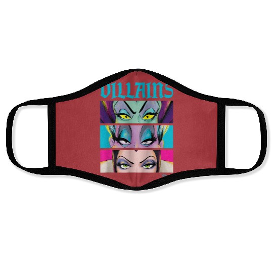Disney Villain Villains Stacked Face Masks