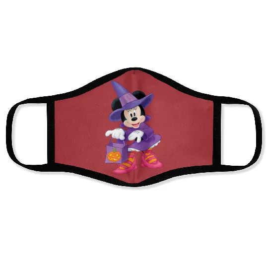 Discover Disney Halloween Minnie Mouse Trick or Treating Face Masks