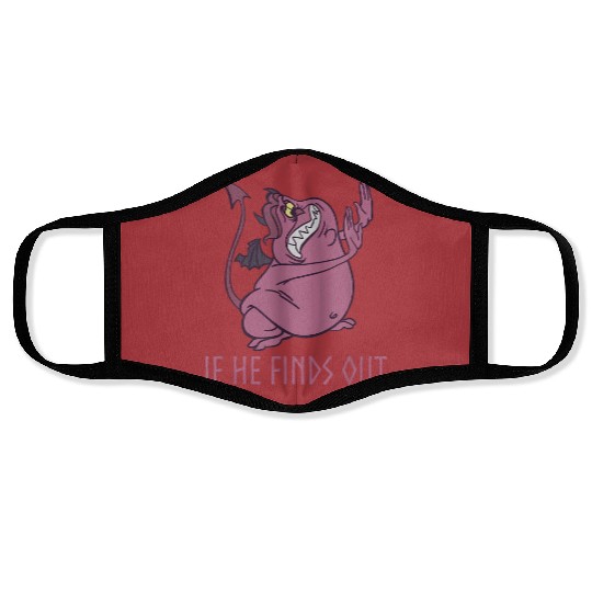 Disney Hercules Pain If He Finds Out Quote Face Masks