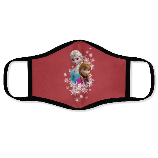Discover Disney Frozen Anna and Elsa Snowflakes 1410 Face Masks