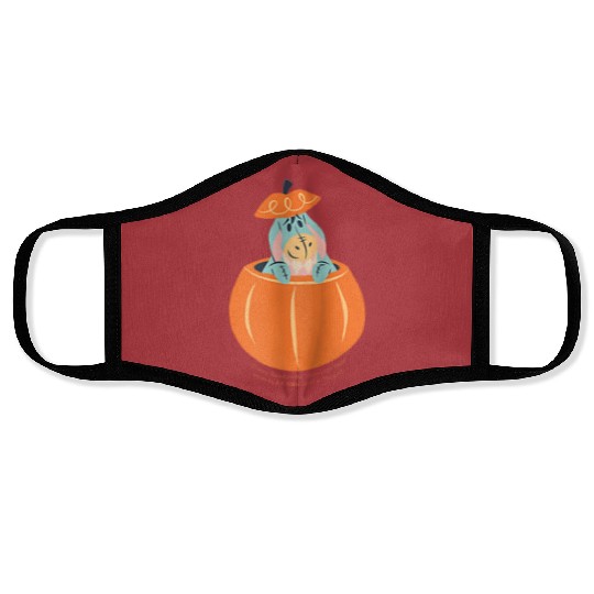 Disney Winnie the Pooh Eeyore in Pumpkin Hallowe Face Masks
