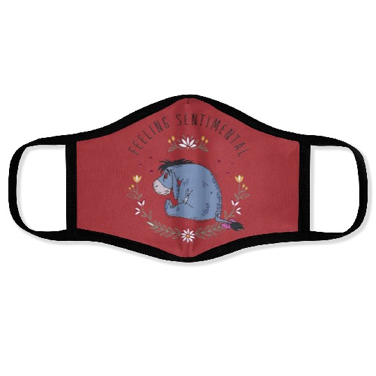 Disney Winnie The Pooh Eeyore Feeling Sentimenta Face Masks