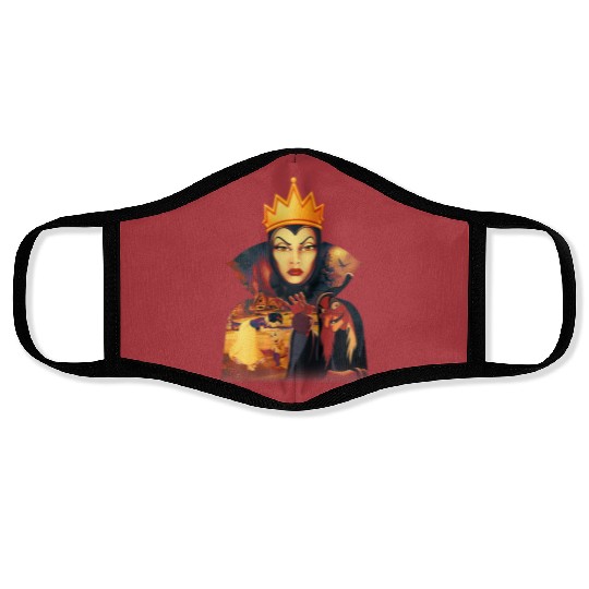 Disney Snow White Evil Wicked Queen Graphic T Face Masks