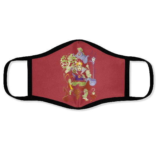 Disney Villains Cauldron Group Shot Face Masks