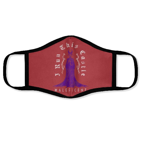 Disney Villains Mothers Day Maleficent I Run Thi Face Masks