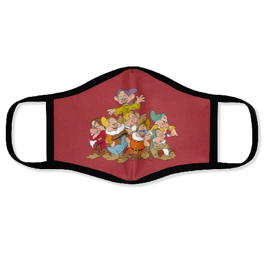 Discover Disney Snow White the Seven Dwarfs Group Fun Face Masks