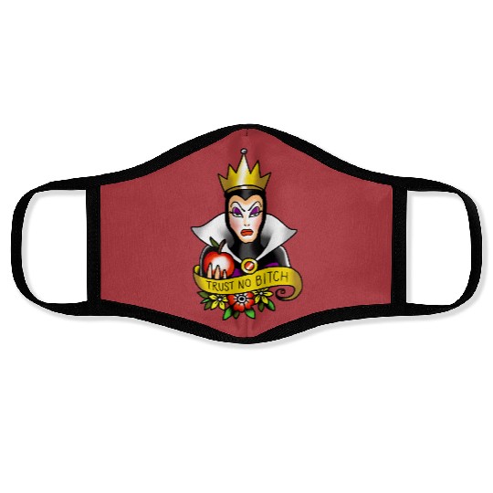 The Evil Trust No Bitch , Snow White Disney Tee Face Masks