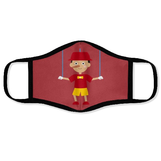 Waltdisneyworld Pinocchio Artwork Art 3 Face Masks