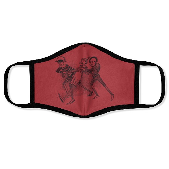 Waltdisneyworld Pinocchio Artwork Art 5 Face Masks