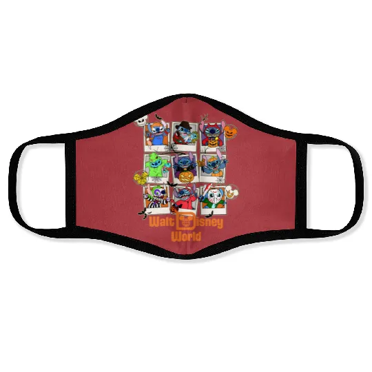 Stitch Halloween Face Masks, Disneyland Halloween Face Masks