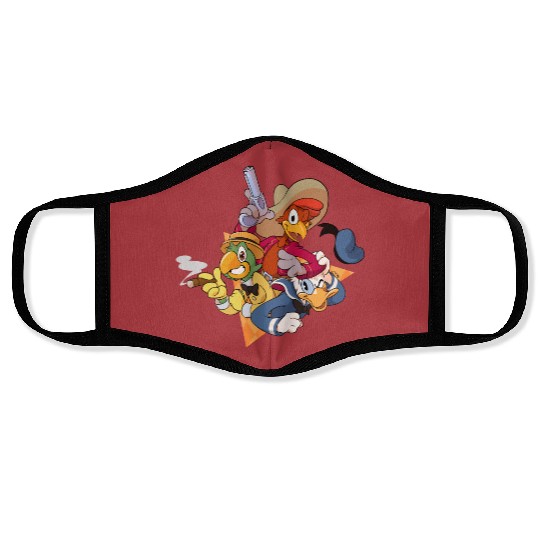 The Three Caballeros Face Masks, Disney Amigo Face Masks, 3 Amigos Face Masks, Donald Duck Face Masks