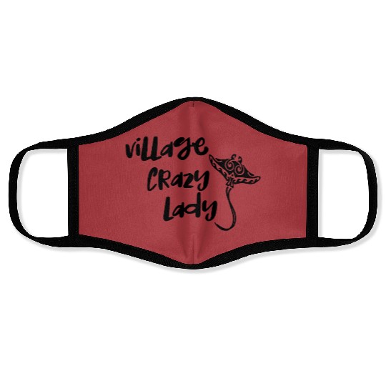 Moana Village Crazy Lady Face Masks, Moana Face Masks, DIsney Face Masks, Disneyland Face Masks