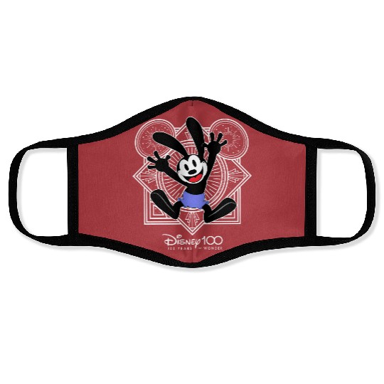 Disney Oswald The Lucky Rabbit Face Masks, Oswald Face Masks, Disney 100 Years of Wonder Face Masks, Disneyland 100th Anniversary Face Masks