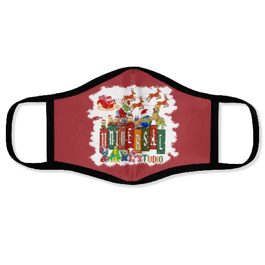 Universal Studios Christmas Face Masks, Disneyland Christmas Face Masks