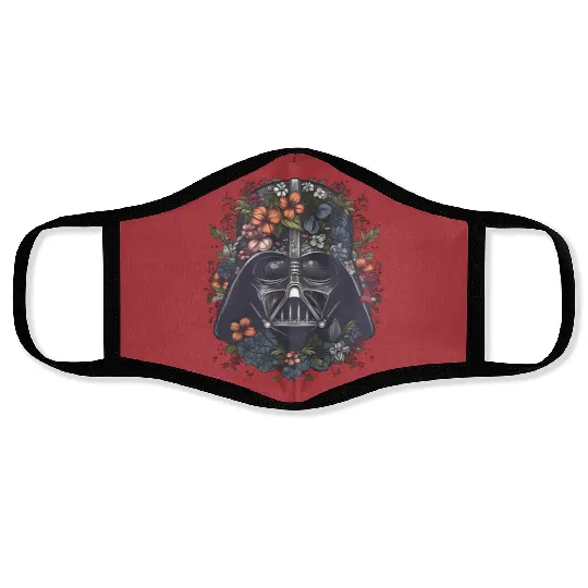 Vintage Star Wars Darth Vader  Face Masks, Darth Vader Portrait, Disneyland Vacation Face Masks, Disney Star Wars Face Masks
