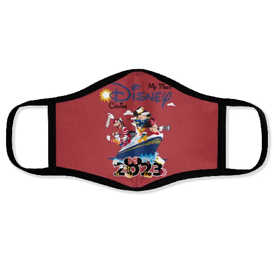 My First Disney Cruise 2023 Face Masks, Captain Mickey Mouse And Friends Face Masks