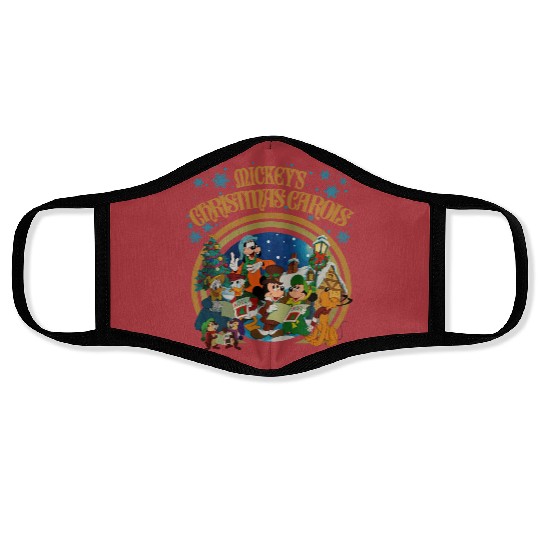 Discover Mickey's Christmas Carol Face Masks, Disney Xmas Movie Face Masks