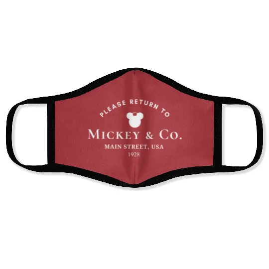 Discover Return to Mickey & Co Face Masks, Disneyworld Face Masks, Disney Trip Face Masks, 2023 Face Masks