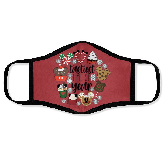 Christmas Disney Snacks Face Masks