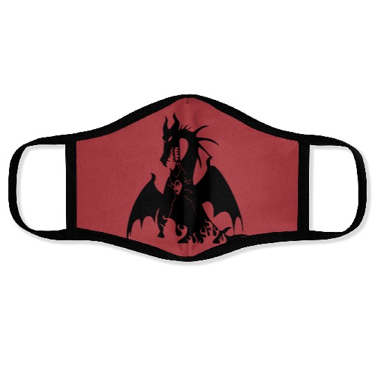Disney Face Masks, Maleficent Dragon Face Masks, Disney vacation Face Masks