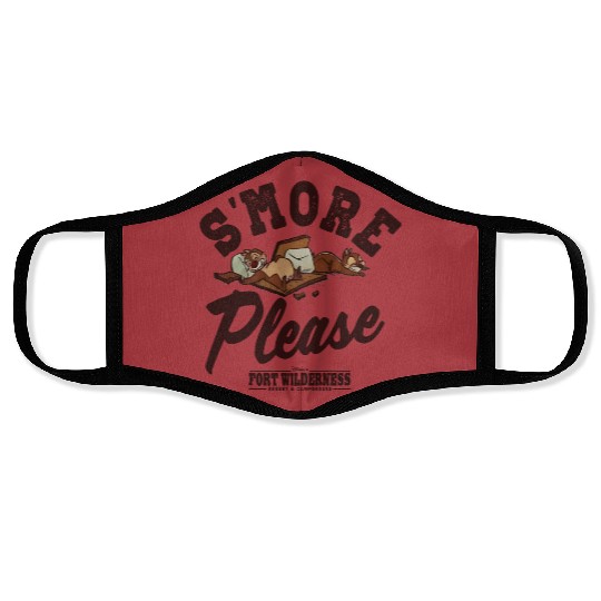 SMore Please Chip N Dale Face Masks, Disney Happy Camper Face Masks