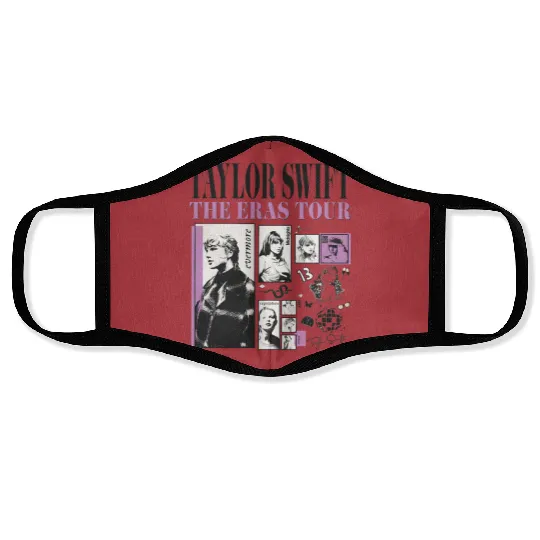 , Eras Tour, Fan, Vintage Gift, TS T Face Masks