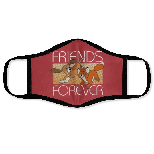 Friend Forever - Hound Tod & Copper Face Masks, The Fox and The Hound Face Masks, Disney Best Friend Face Masks, Disney 2023 Face Masks, Gift Ideas