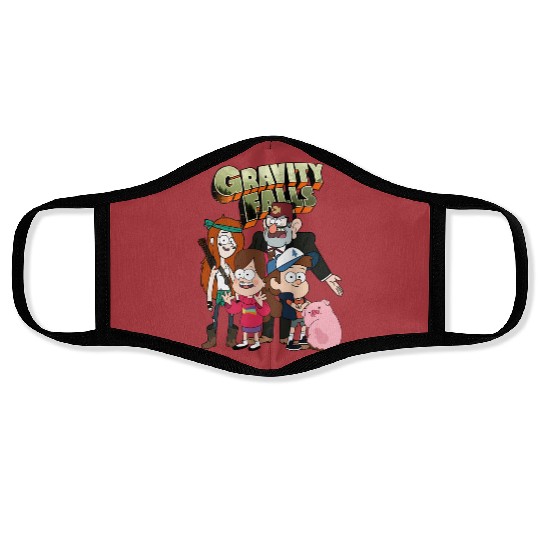 Gravity Falls Family Dynamics Face Masks, Disney Gravity Falls 90s Face Masks