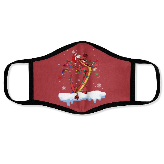 Disney Mulan Mushu Dragon Christmas Lights Face Masks