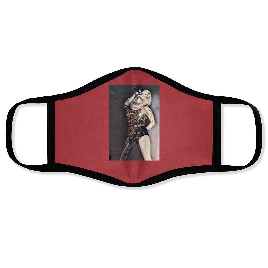 Reputation Eras Tour inspired design TaylorSwift Long Face Masks