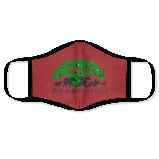 Disney Christmas , Animal kingdom Christmas shir Face Masks