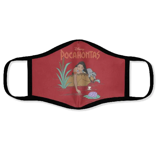 Princess Pocahontas Face Masks, Retro Disney Pocahontas Face Masks