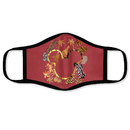 Disney Animal Kingdom Face Masks, Disney Safari, Disney Leopard Face Masks, Hakuna Matata Face Masks